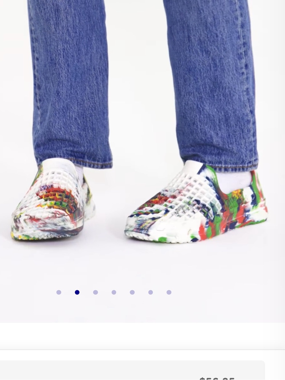Lusso cloud scenario slip on multi color size  10